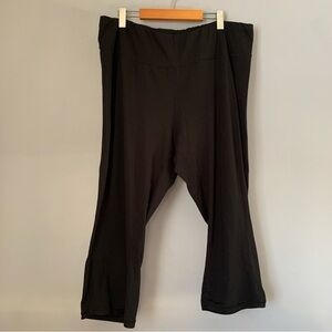 Joe Fresh+ Black Active Cropped Black Workout Leggings 2X